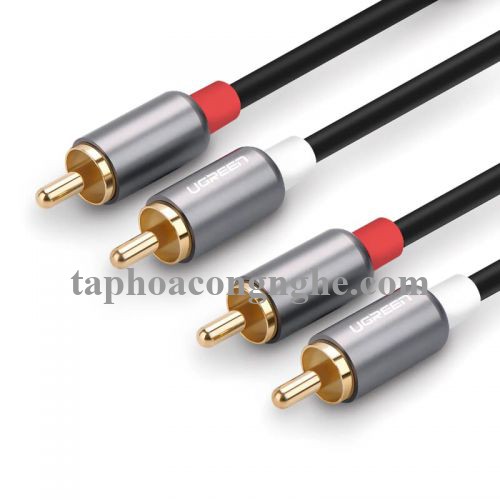 Ugreen 40931 0.5M Đen Cáp âm thanh Bông sen 2 ra 2 dương AV146 30040931